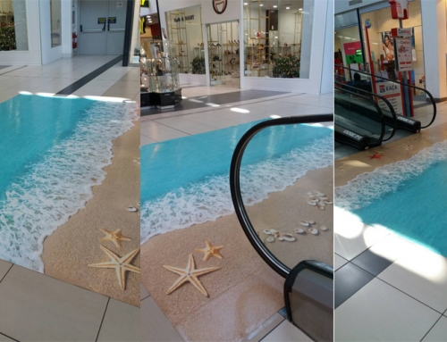 3d flooring in Mall Burgas Plaza